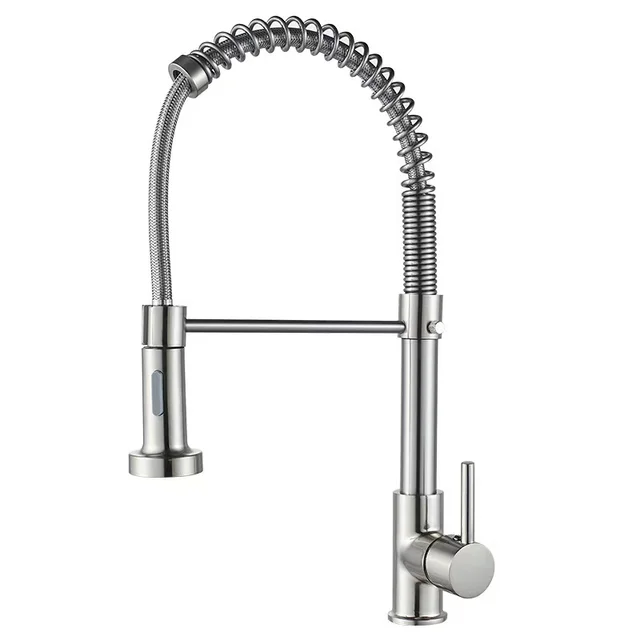 Single Lever Deck Mounted Dual Mode Spring Kitchen Tap
