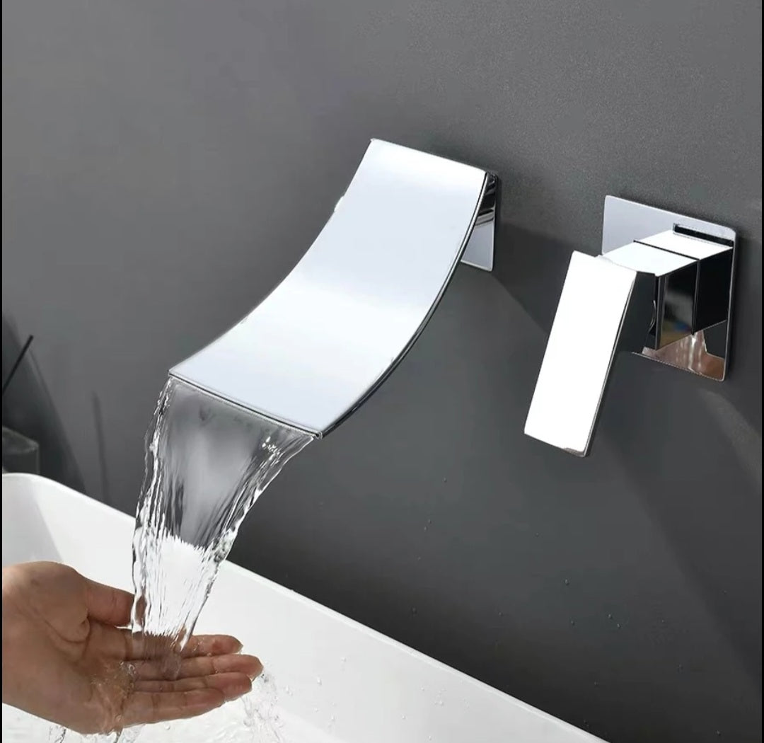 Wall Hung Single Handle Waterfall Basin Tap