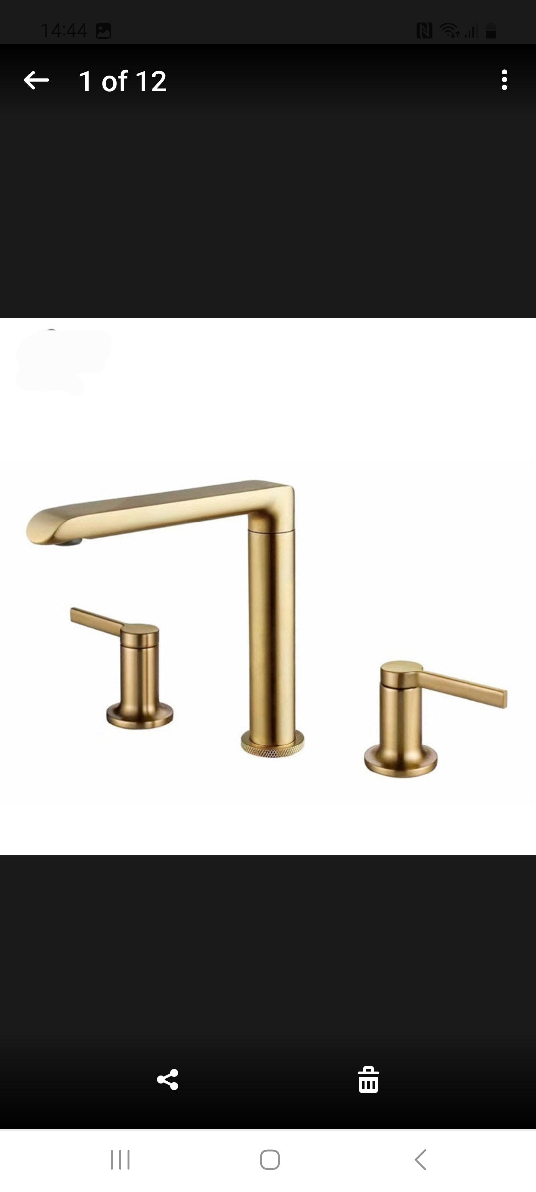 3 tap hole pillar basin mixer tap.